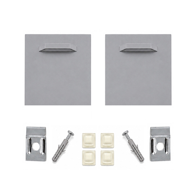 2 Klebeplatten 7x7cm