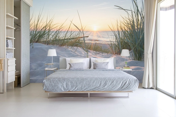 Auch Fototapeten mit Strand- und Dünenmotiven erfreuen sich großer Beliebtheit.