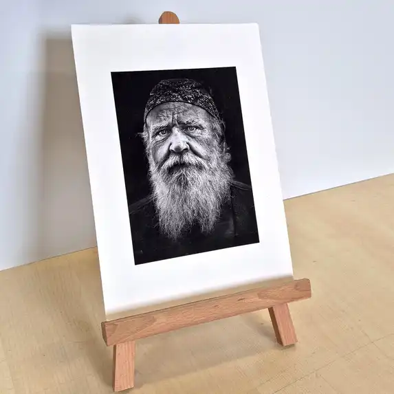 Unser Kunstdruck eignet sich auch hervorragend für ausdrucksstarke Schwarz-Weiß-Bilder.