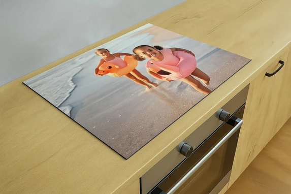Selbstverständlich druckt Photo Gift auch Ihr eigenes Foto auf unsere Induktionskochfeld-Schutzfolien.