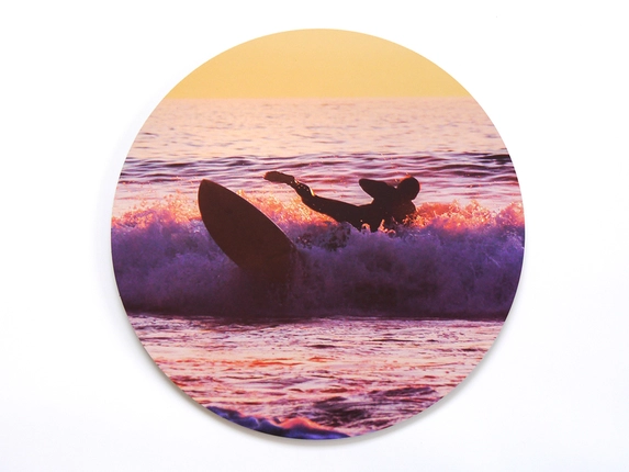 Foto auf Aluminium-Wandkreis