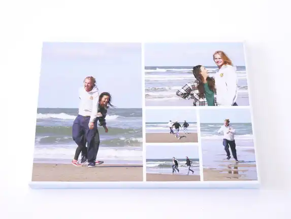 Wunderschönes Fotogeschenk Fotocollagen auf Leinwand.