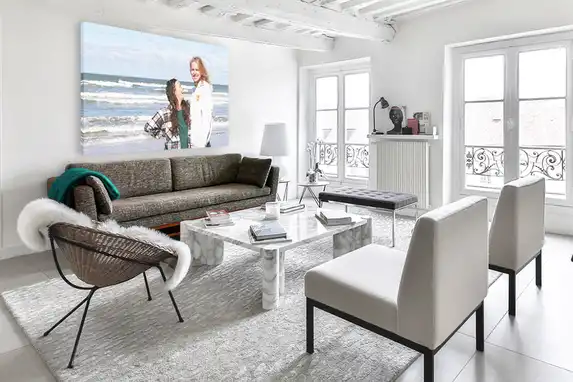 Ihr Foto auf großformatiger Leinwand.