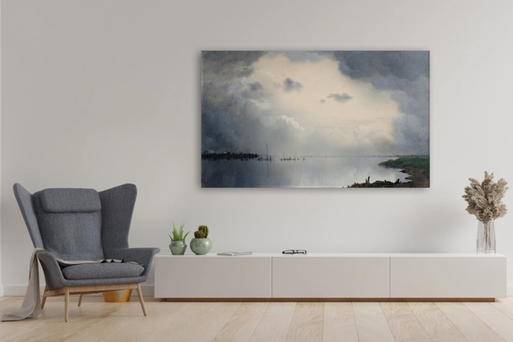 Foto eines Gemäldes perfekt auf Plexiglas gedruckt.