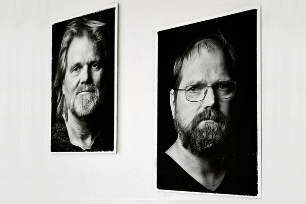 Fineart ist sehr geeignet, um Dibond zu kleben, eine einzigartige Kombination. Fotos Stef oers.