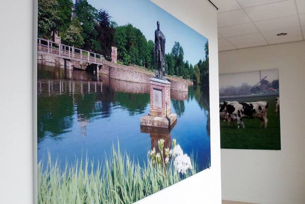 Die Spannleinwand eignet sich sowohl für Portraitfotos als auch für Landschaftsfotos.