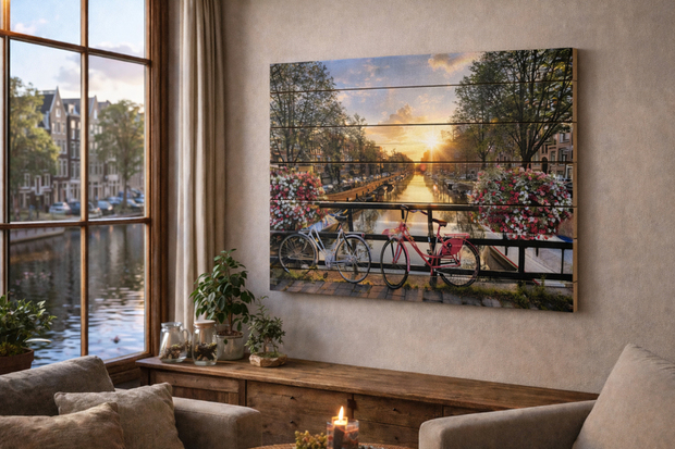 Foto op ayoushout grachtenpand